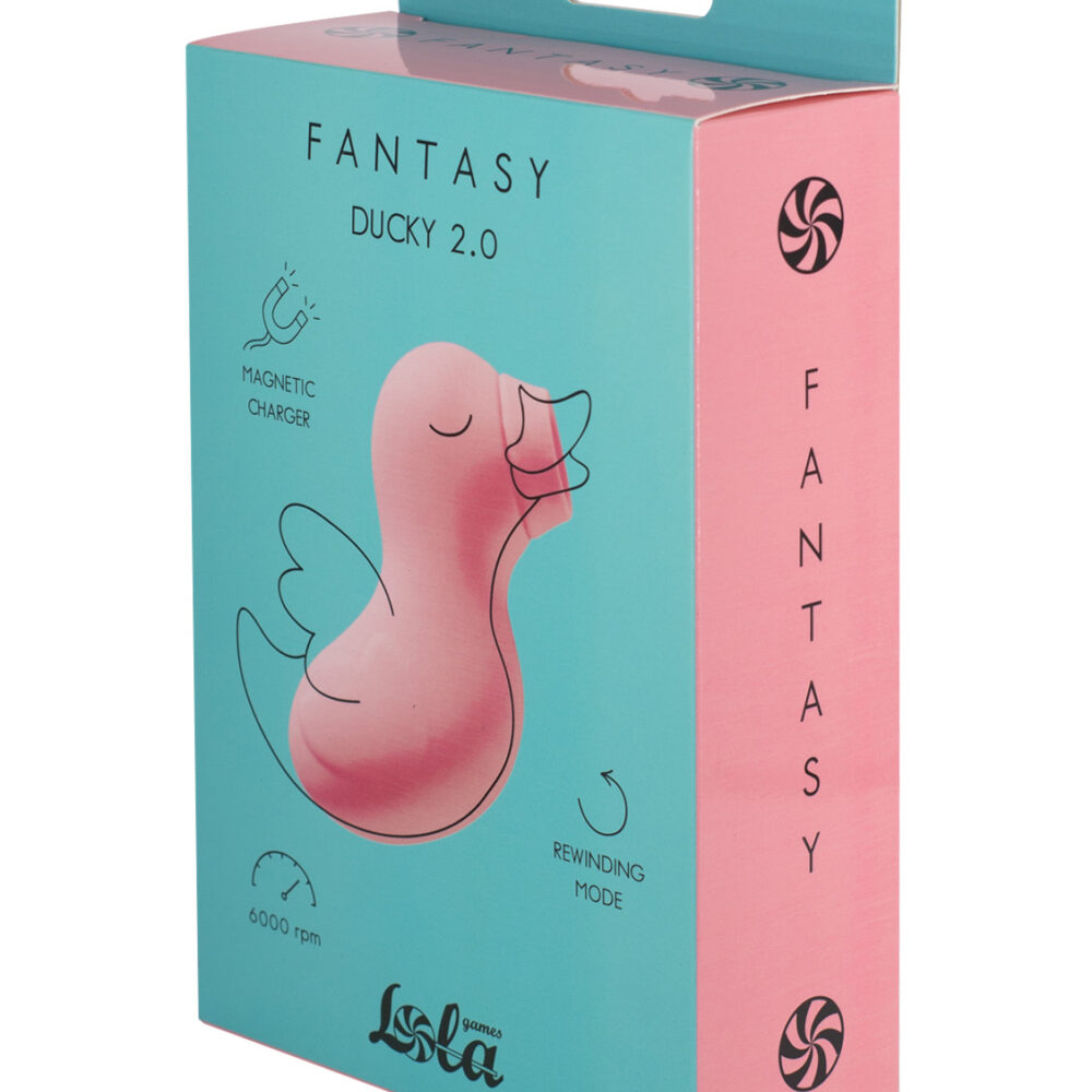 Rechargeable vacuum stimulator Fantasy Ducky 2.0 Pink