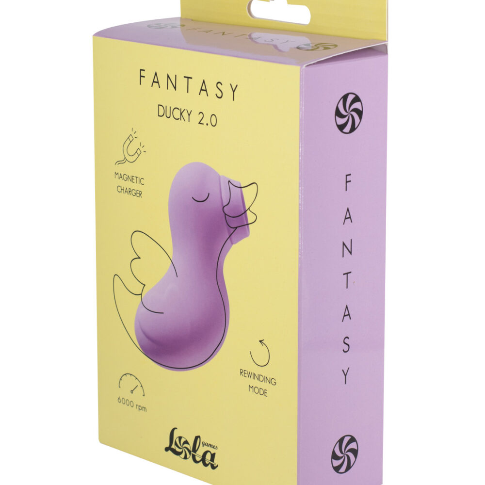 Rechargeable vacuum stimulator Fantasy Ducky 2.0 Lavender