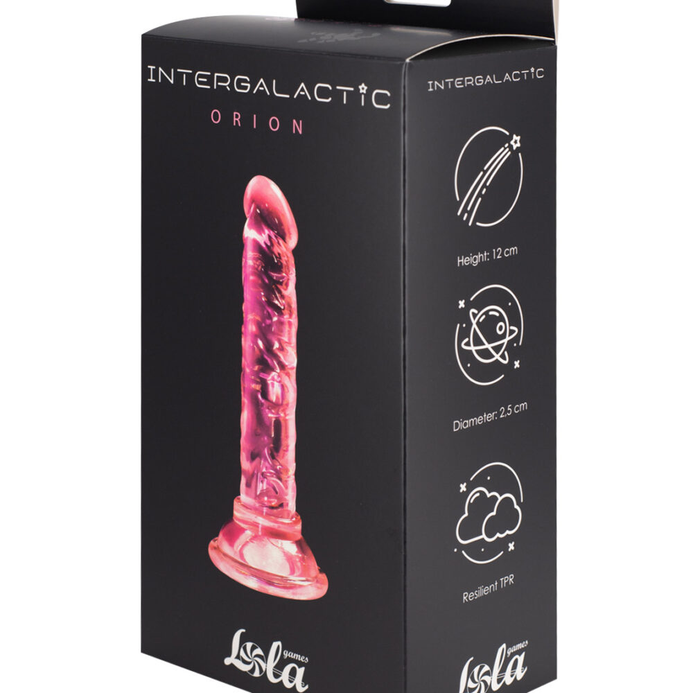 Transparent dildo Intergalactic Orion Pink