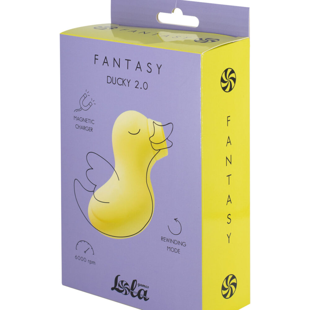Rechargeable vacuum stimulator Fantasy Ducky 2.0 Yellow