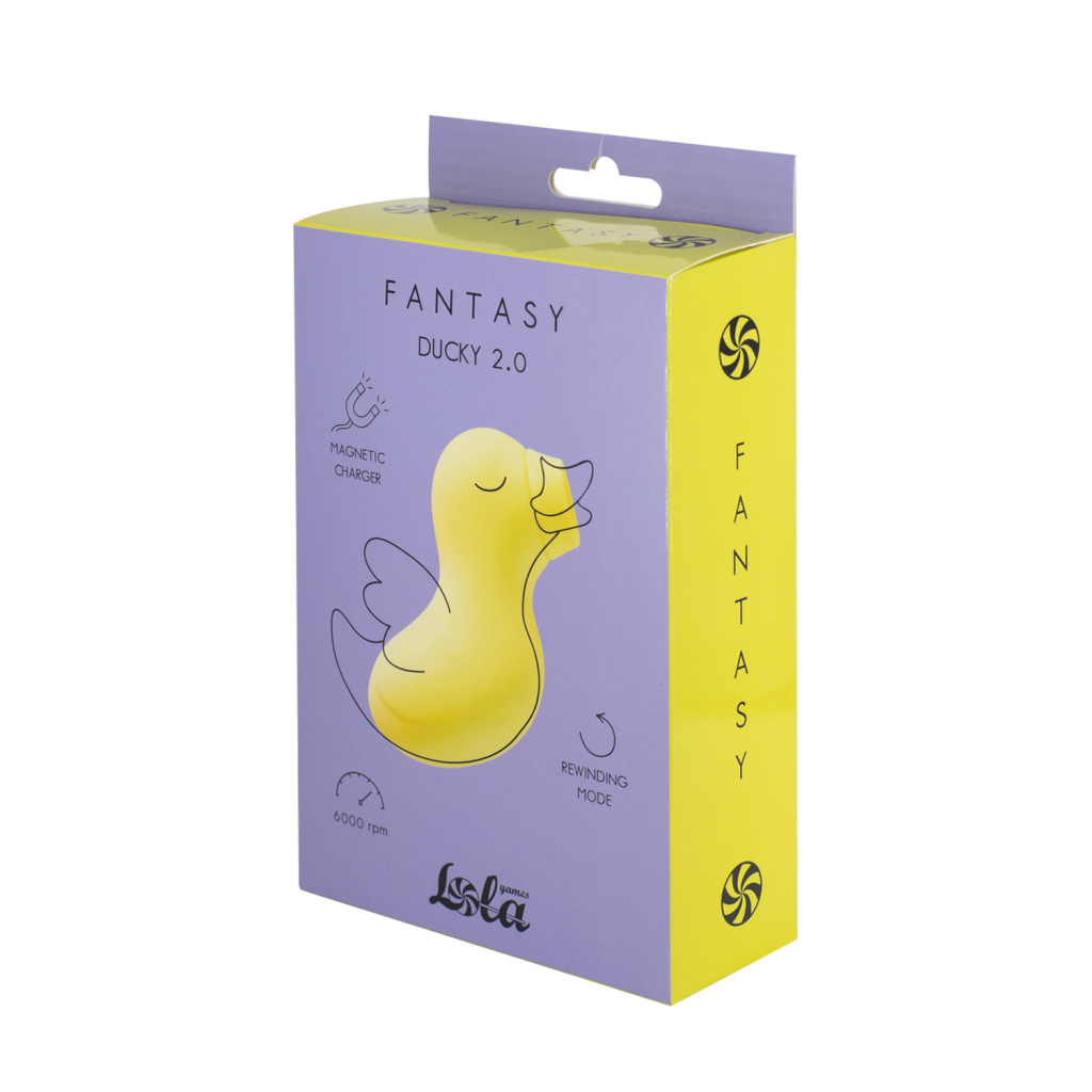 Rechargeable vacuum stimulator Fantasy Ducky 2.0 Yellow