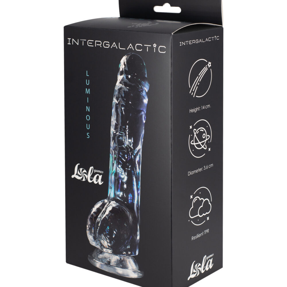 Transparent dildo Intergalactic Luminous