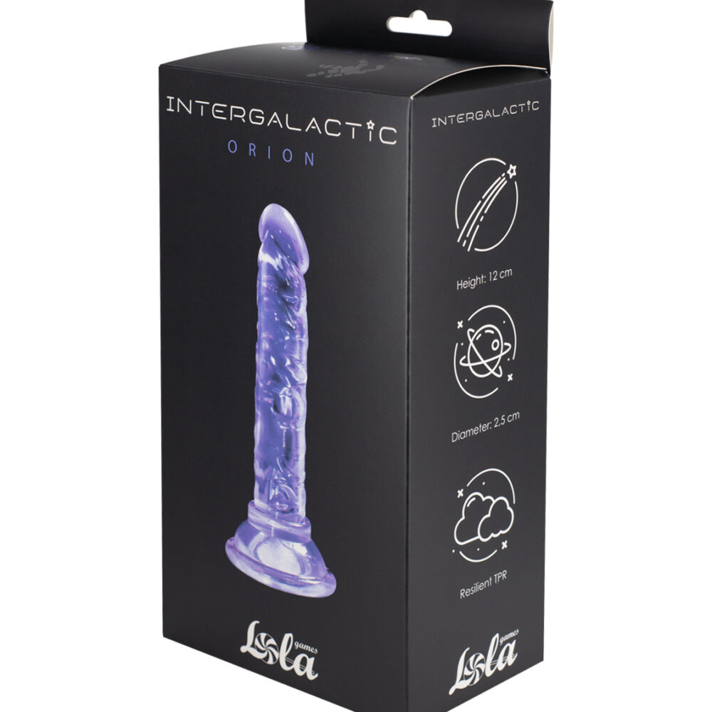 Transparent dildo Intergalactic Orion Purple