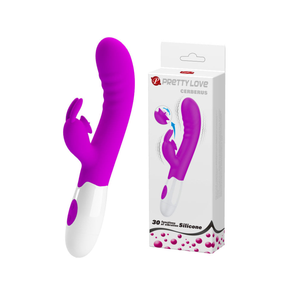 Pretty Love Serberus Licking Vibrator Purple