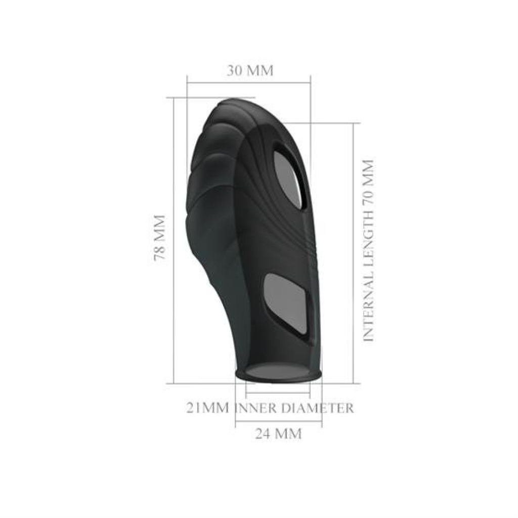 Pretty Love Lich Finger Vibrator Black - Image 3