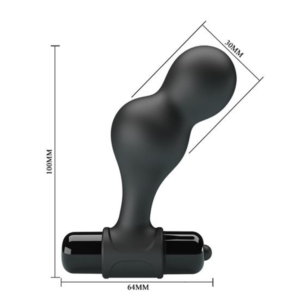 Pretty Love Silicone Anal Plug, 10 functions of vibration, 1AAA battery - Image 4