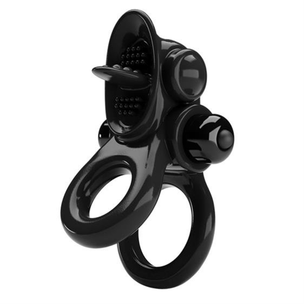 Pretty Love Vibrating Pasionate Cock Ring Black - Image 2