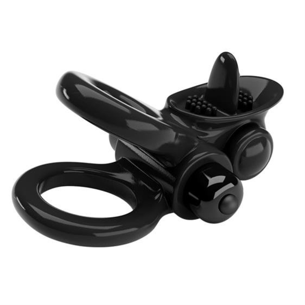 Pretty Love Vibrating Pasionate Cock Ring Black - Image 4