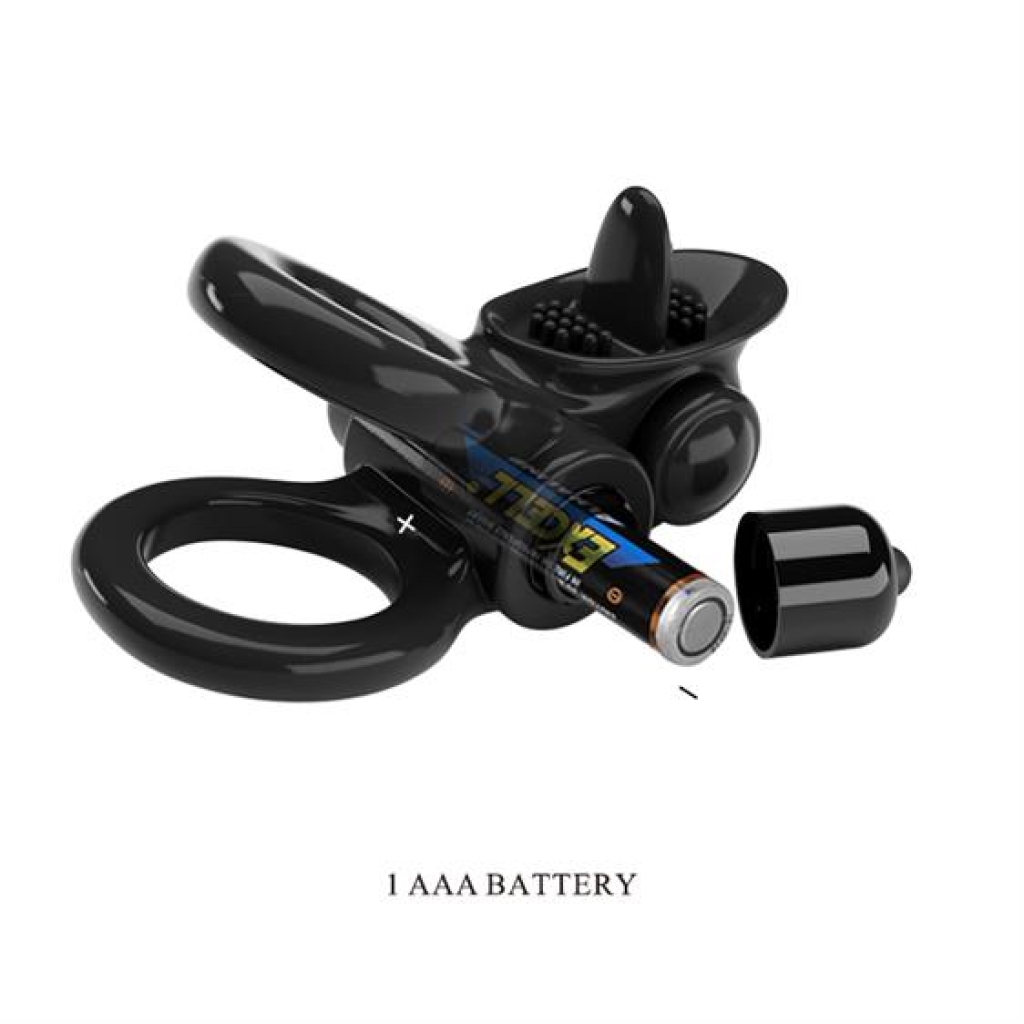 Pretty Love Vibrating Pasionate Cock Ring Black - Image 6