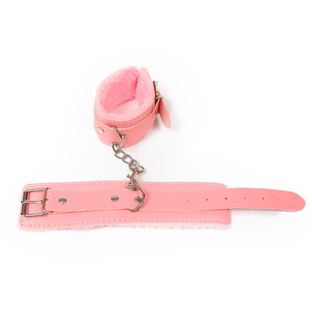 Fetish Fever - Cuffs With Fur - Pink - Image 3