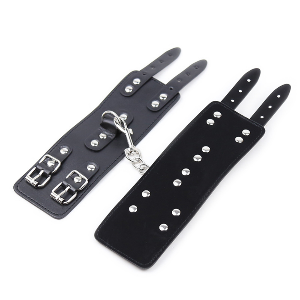 Fetish Fever - Cuffs with two buckles - Zwart - Image 3