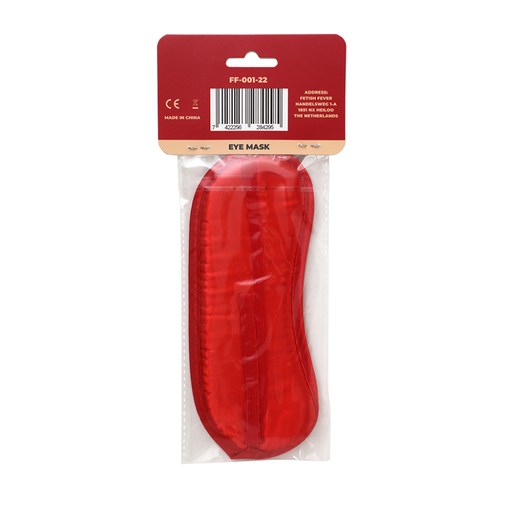 Fetish Fever - Eye Mask - Be Noughty - Red - Image 2