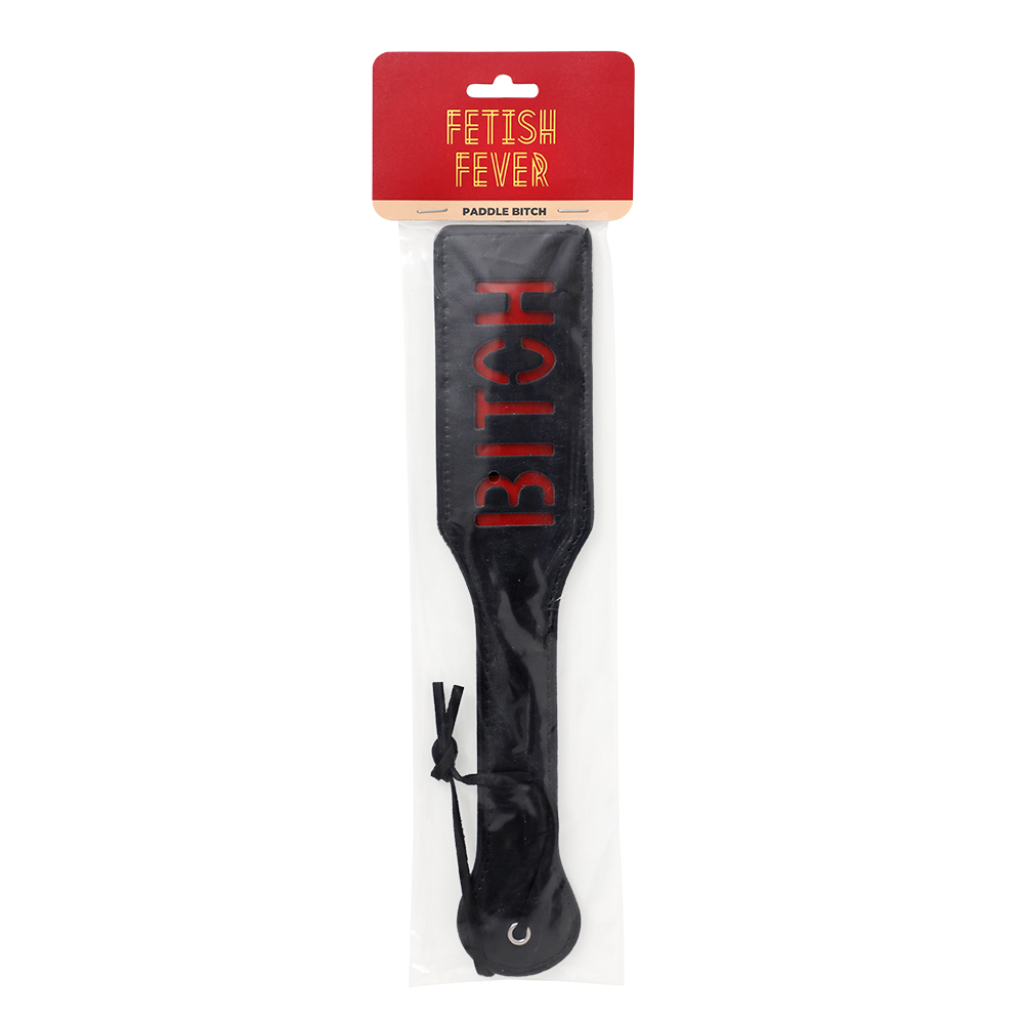 Fetish Fever - Paddle - Bitch - Black