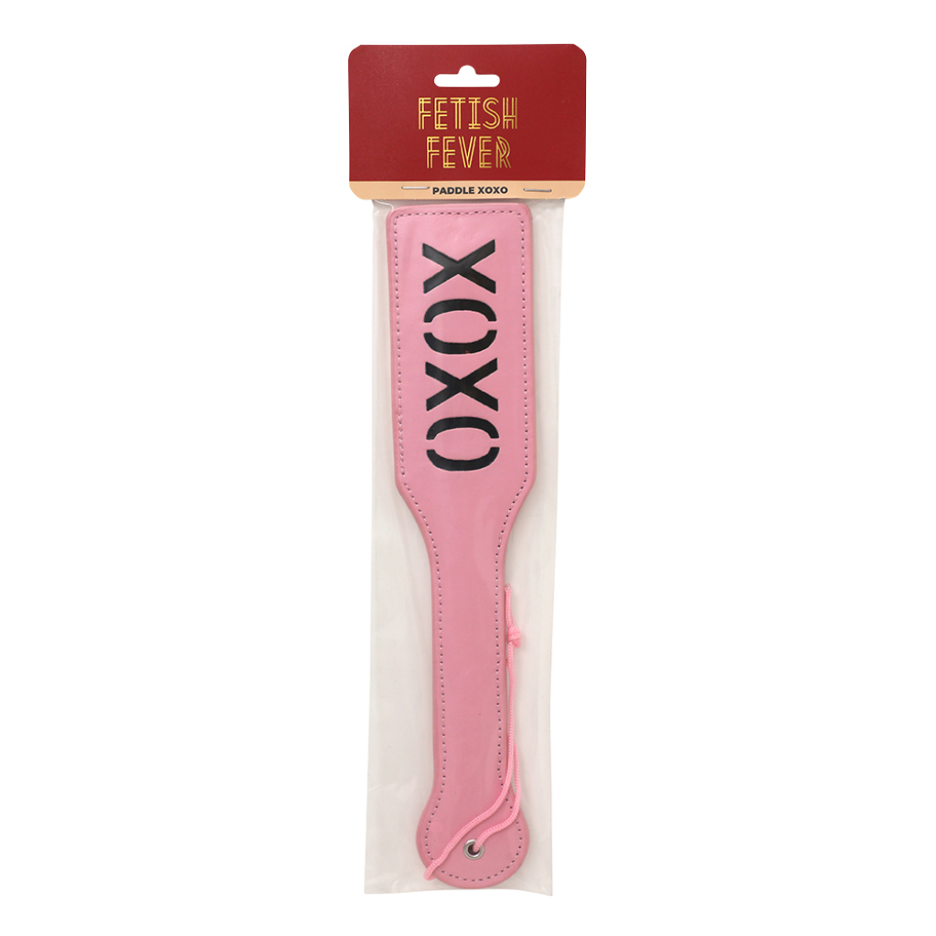 Fetish Fever - Paddle - XOXO - Pink