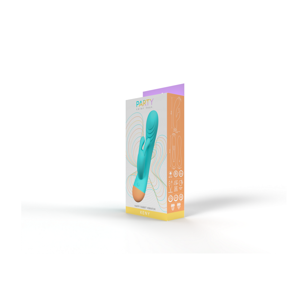 Blue rechargeable keny vibrator