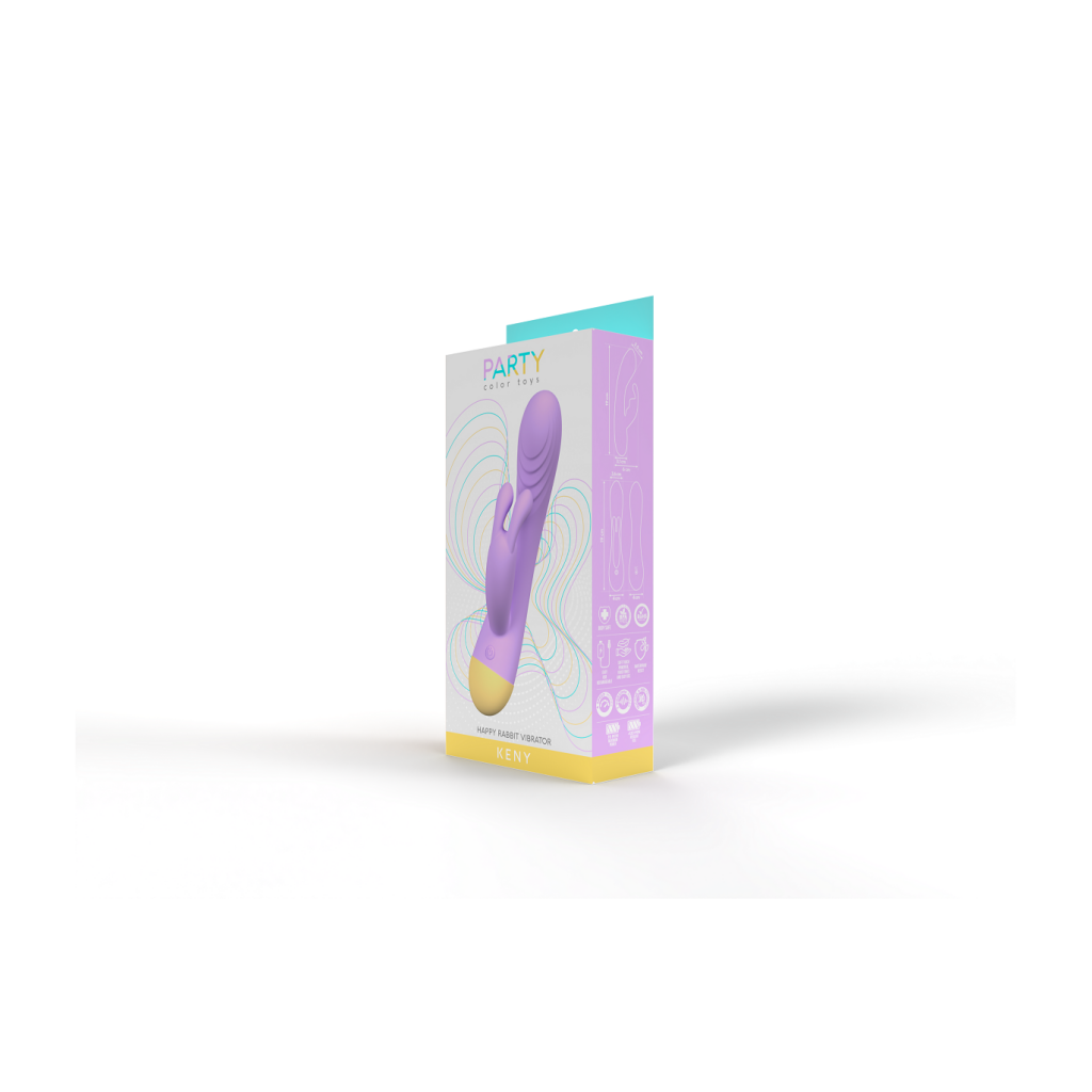 Lilac rechargeable keny vibrator