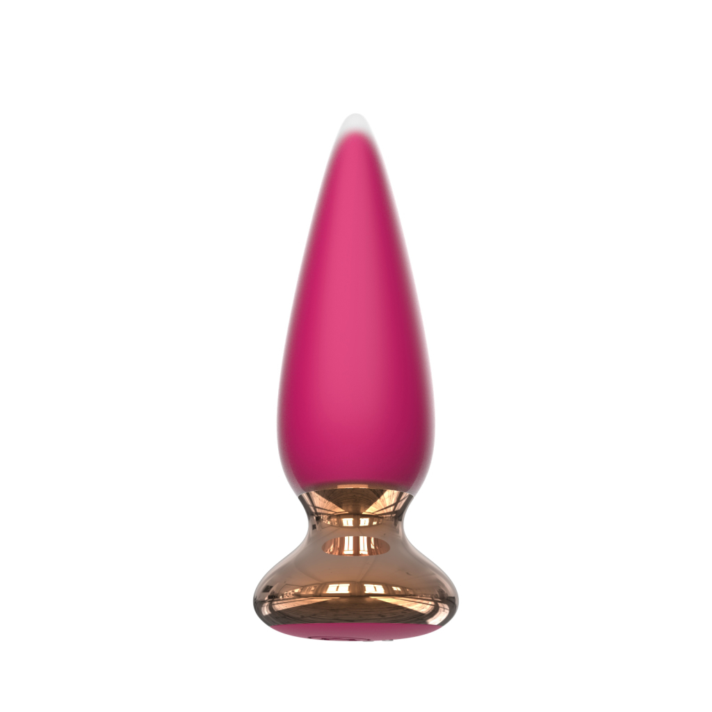 Sweet Bomb Tappered Plug - USB - With App - Rose - Image 5