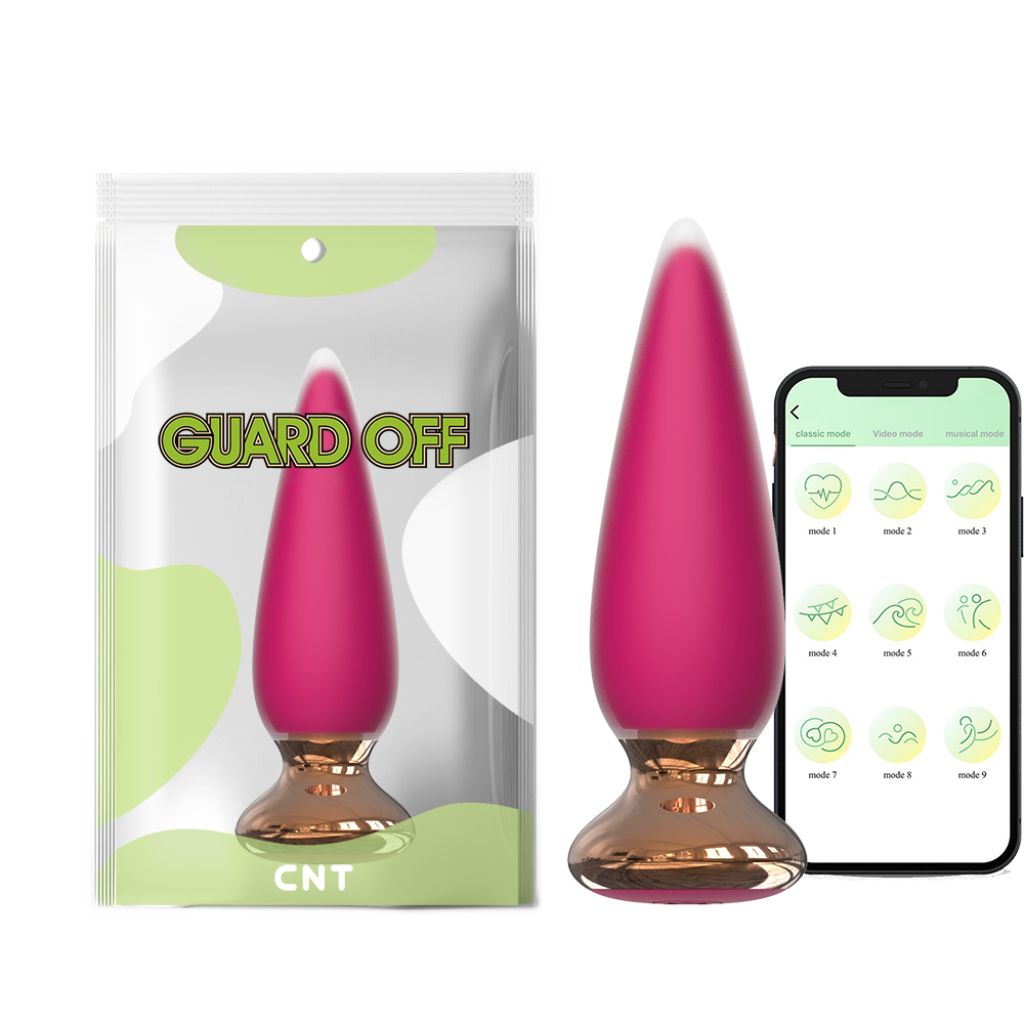 Sweet Bomb Tappered Plug - USB - With App - Rose