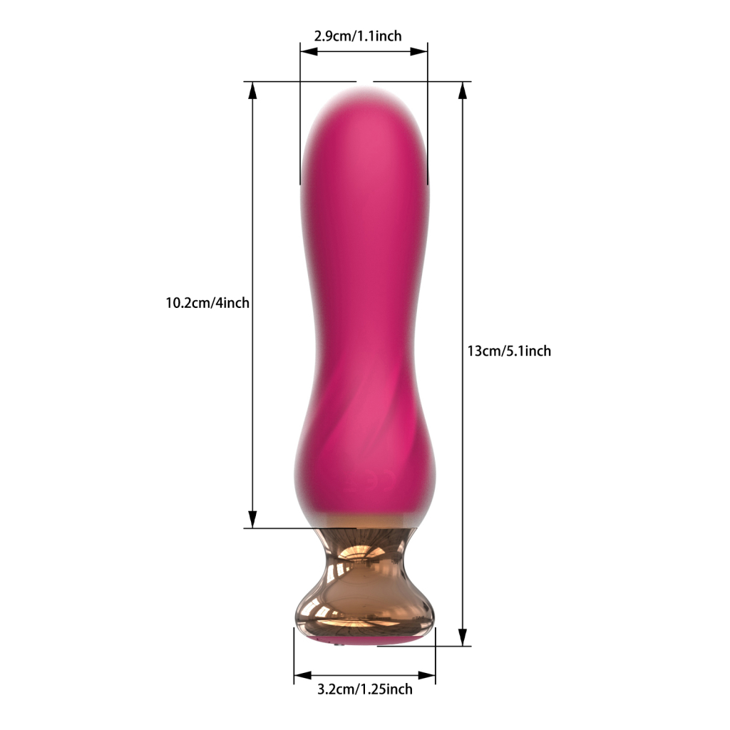 Sweet Bomb Waving Plug - USB - With App - Rose - Image 9