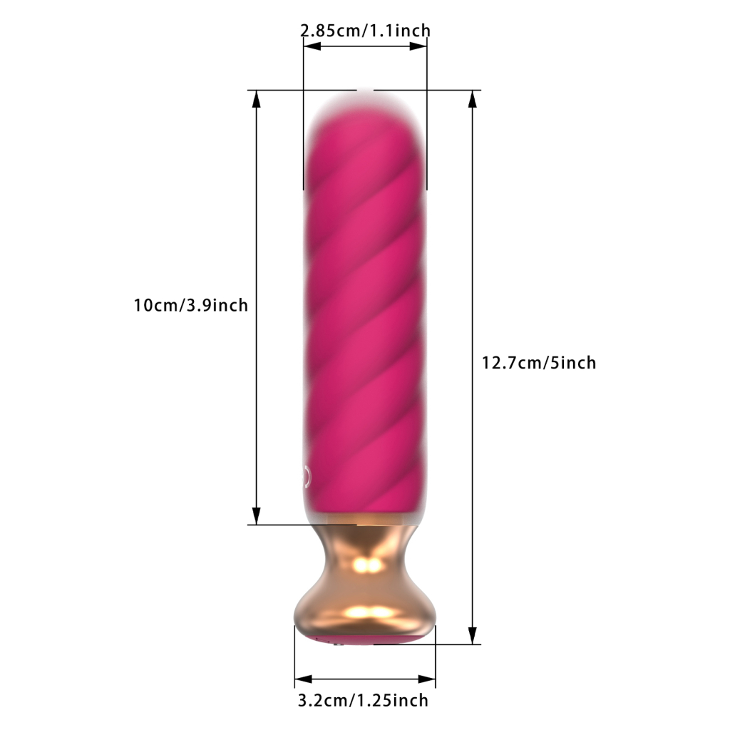 Sweet Bomb Swirl Plug - USB - With App - Rose - Image 2