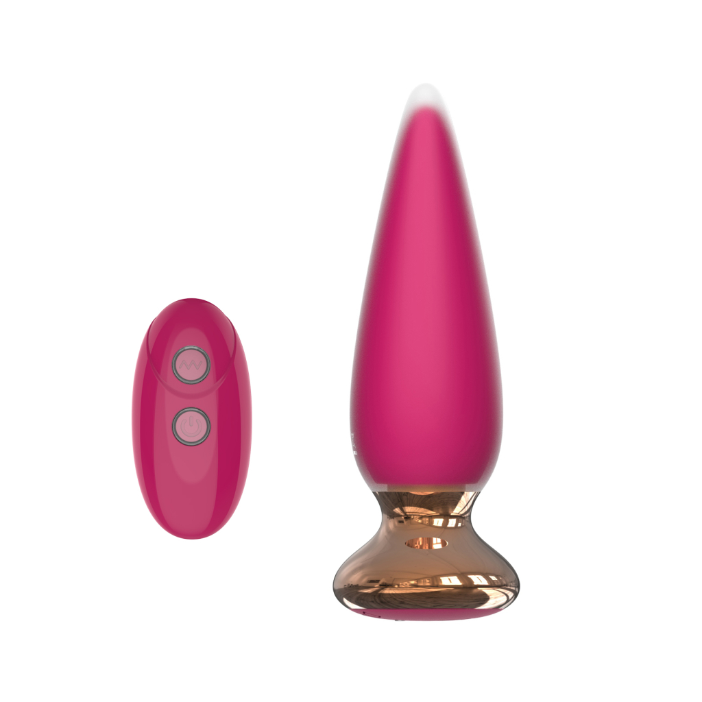 Sweet Bomb Tappered Plug - USB - With App - Rose - Image 9