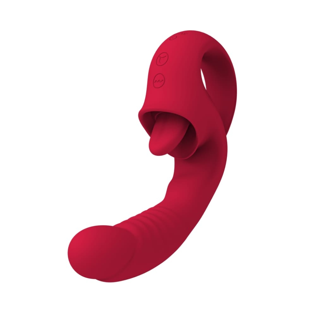 Rouge Velvet - Serena - USB G-Spot + Licking Vibrator - Image 2