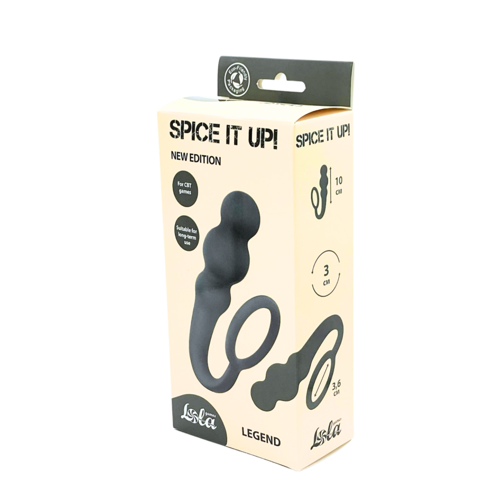 Anal Plug Spice it up Legend Dark Grey
