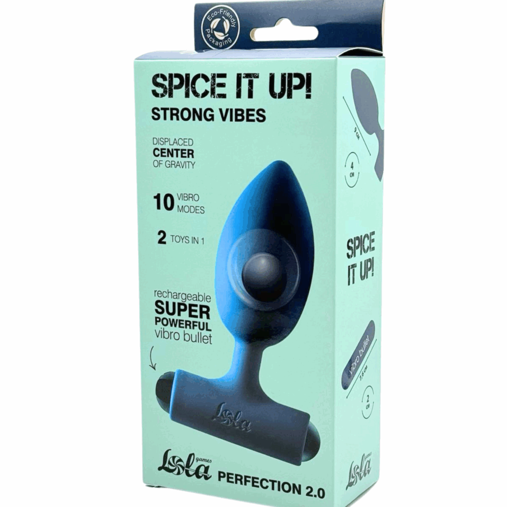 Anal Plug with Rechargeable Bullet Spice it Up Perfection 2.0 - USB
