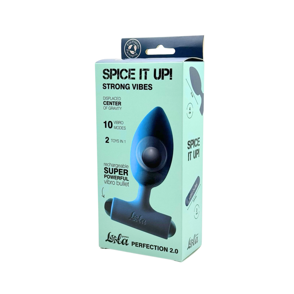 Anal Plug with Rechargeable Bullet Spice it Up Perfection 2.0 - USB