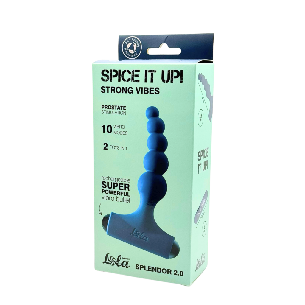 Anal Plug with Rechargeable Bullet Spice it Up Splendor 2.0 - USB