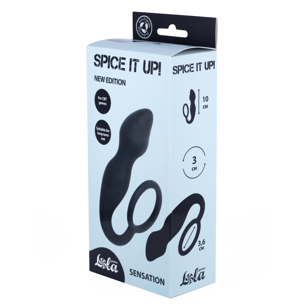 Anal plug Spice it up Sensation Black
