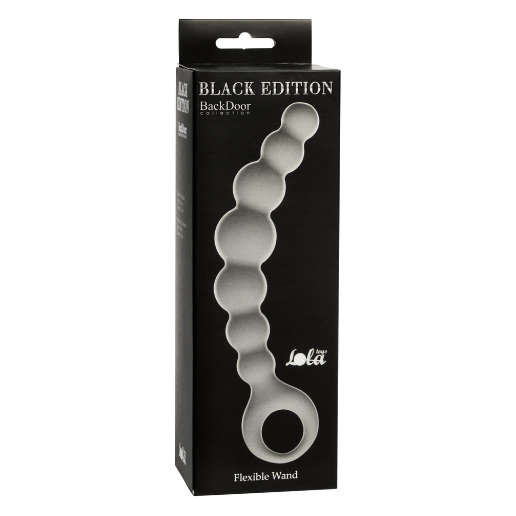 Anal beads Flexible Wand Grey