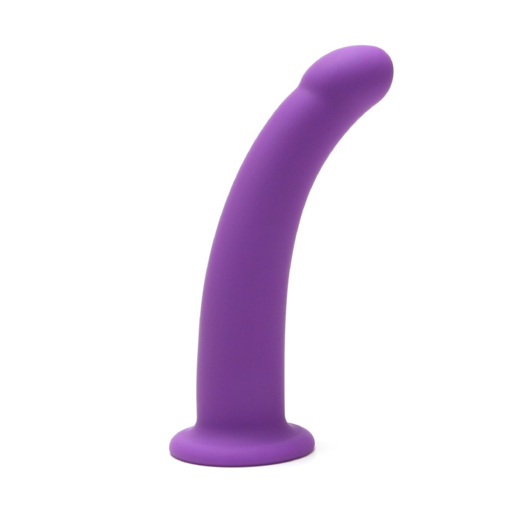 Me You Us 7" Purple Curved Silicone Dildo - Image 2