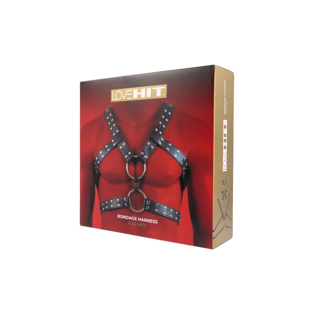 VIRGITE - LOVE HIT - MEN'S CHEST HARNESS MOD. 6