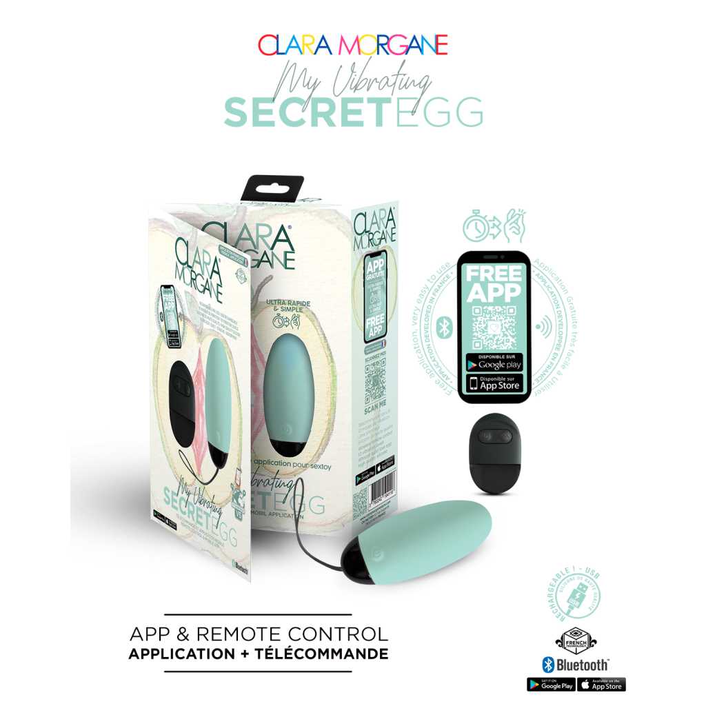 My Vibrating Secret EGG Turquoise - App controlled