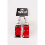 Kinkster - Vegan Leather - Handmade - Anklecuffs red - Image 6
