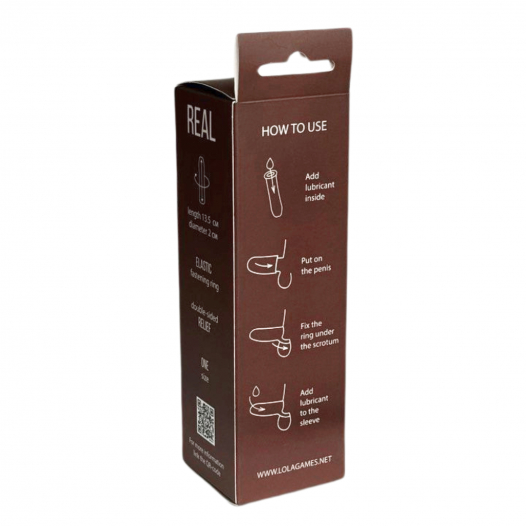Penis sleeve Real Extra Size Bubbles - Image 5