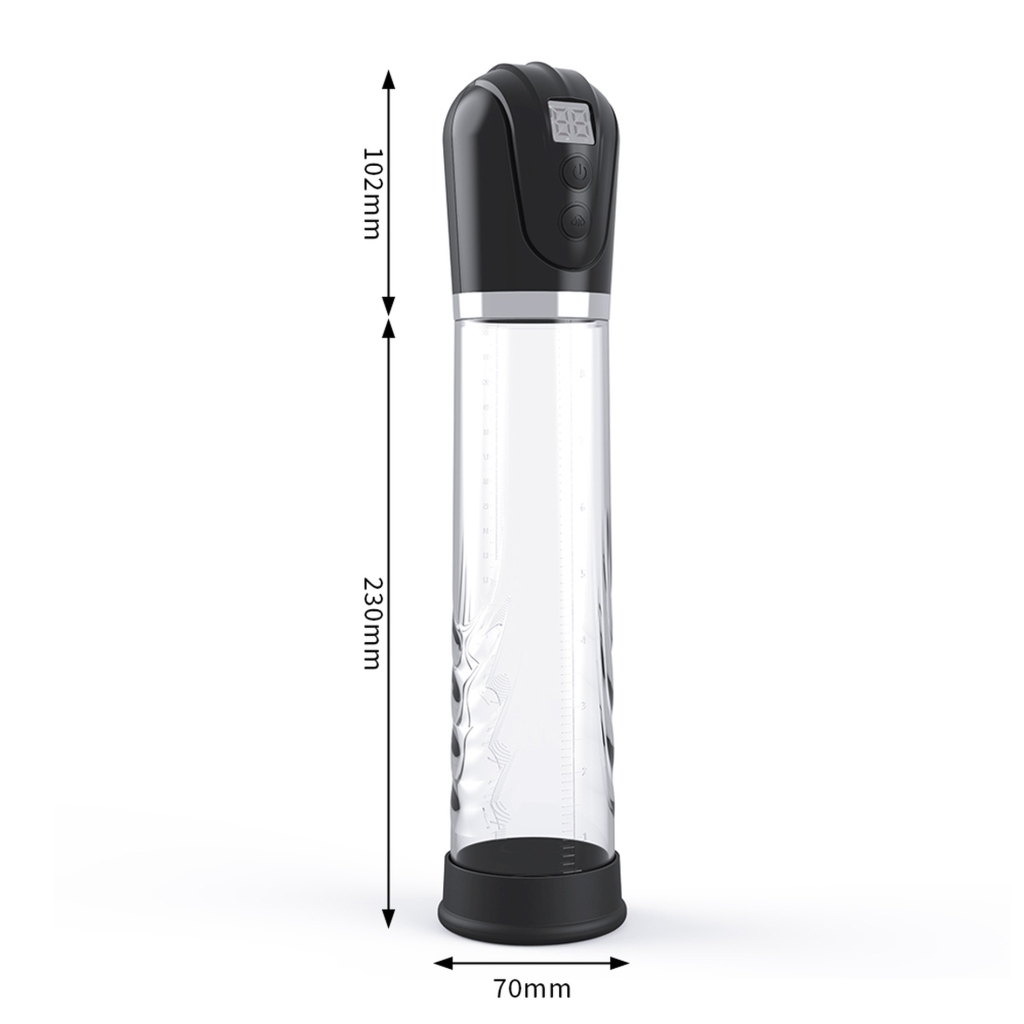 Premium Rechargeable Automatic LCD Penis Pump - Image 8
