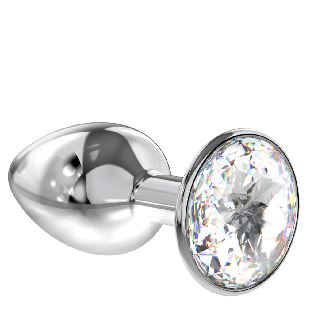 Enlarged Anal Plug Diamond Clear Sparkle XL - Image 3
