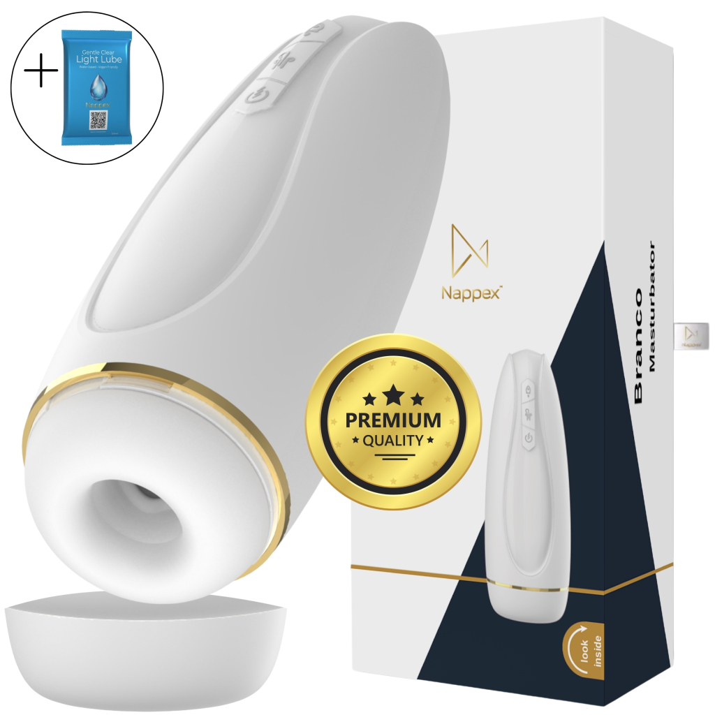 Masturbator - Nappex™ Branco White - Premium Masturbators (10 Languages)