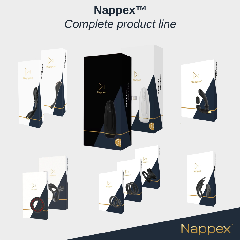 Masturbator - Nappex™ Branco Black - Premium Masturbators  (10 Languages) - Image 12