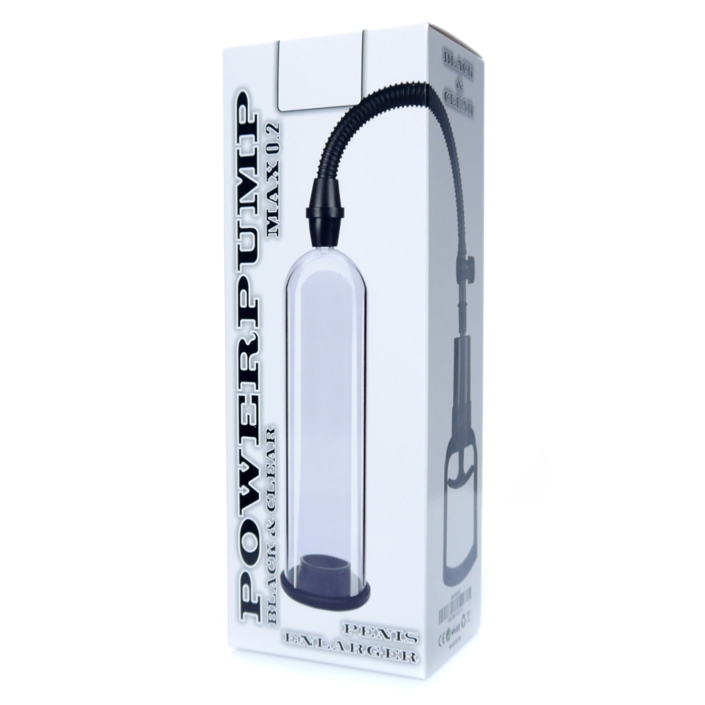 Penispump - Powerpump MAX 0.2 - Black&Clear