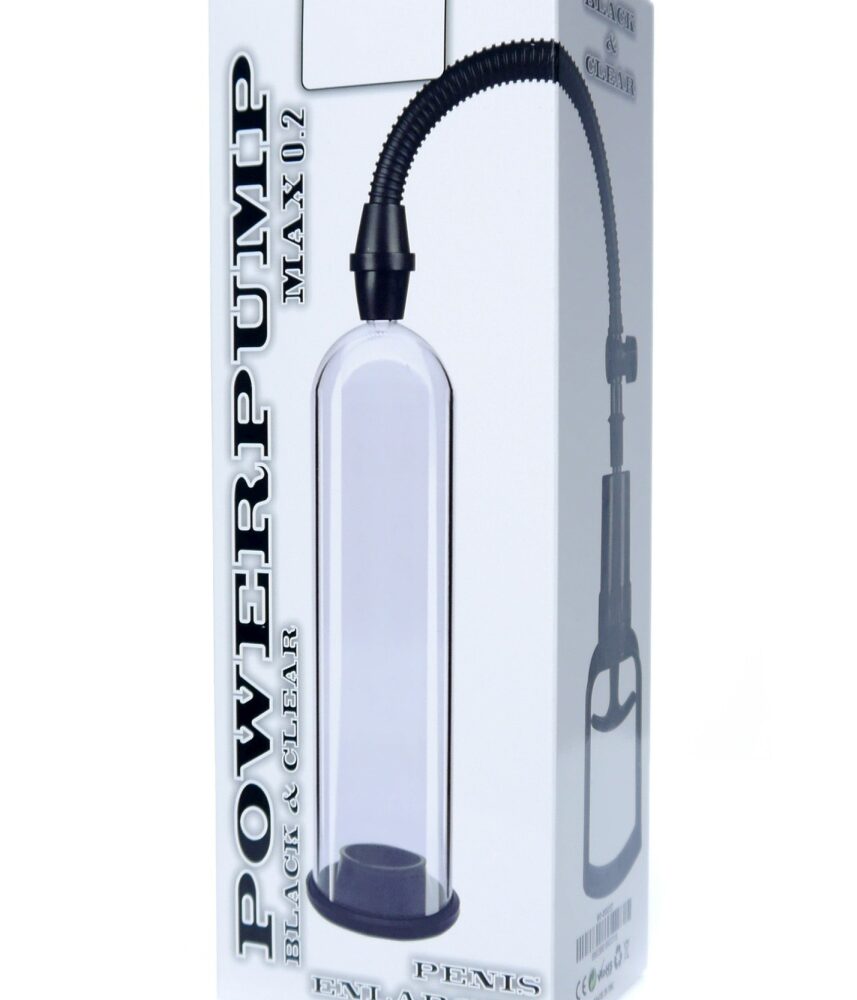 Penispump - Powerpump MAX 0.2 - Black&Clear