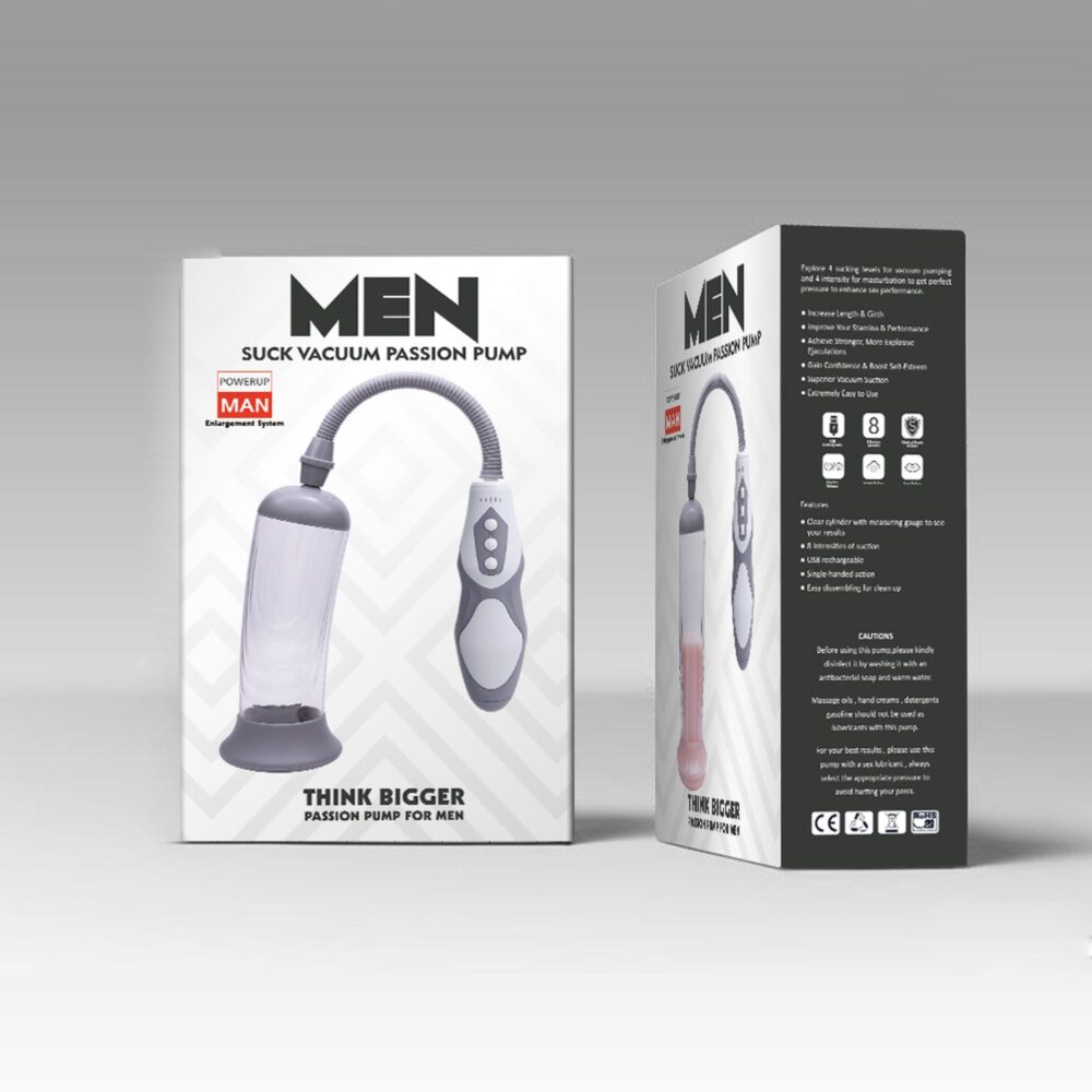 Penispump -  SUCK VACUUM PASSION PUMP FOR MEN, THINK BIGGER
