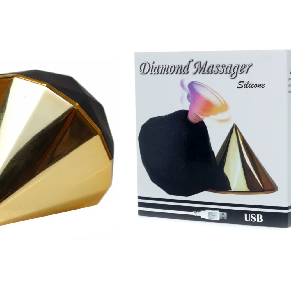 Stimulator - Diamond Air Massager USB 7 Function Gold