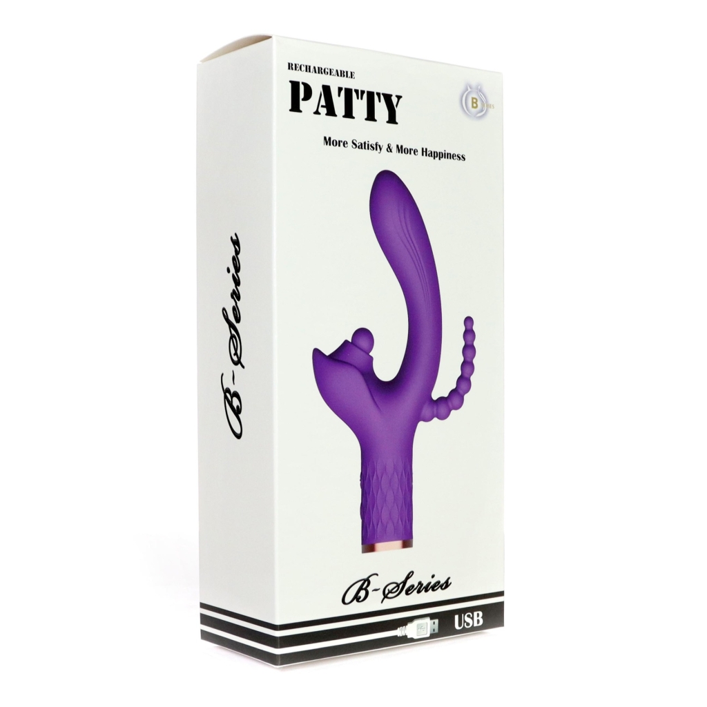 Vibrator - Patty, 7 vibration functions, 7 ball tapping, USB