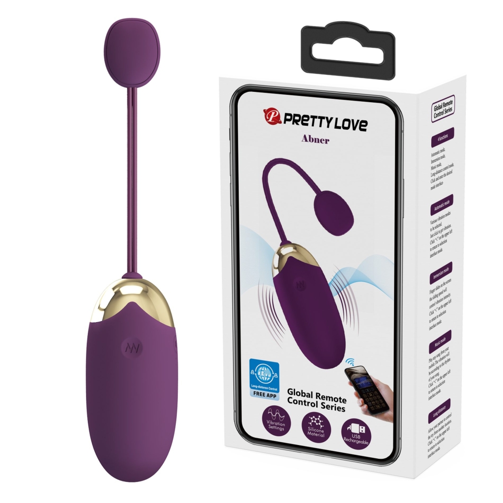 PRETTY LOVE - Abner, Mobile APP Long-distance Control 12 vibration functions - USB