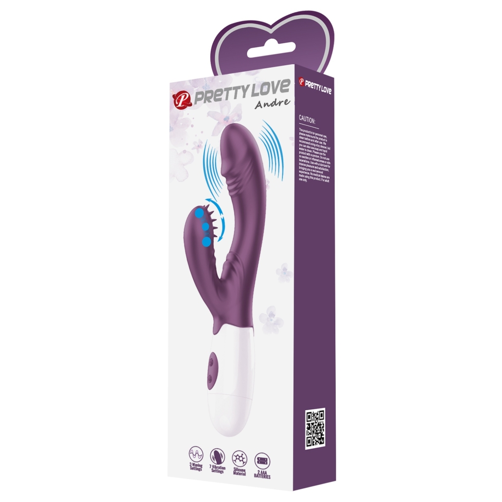 PRETTY LOVE - Andre purple, 3 waving modes 7 vibration functions - Image 4