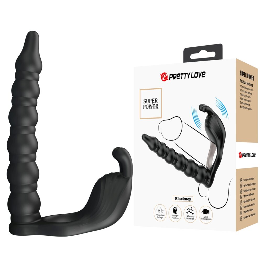 PRETTY LOVE - Blackney black, 7 vibration functions Memory function - USB
