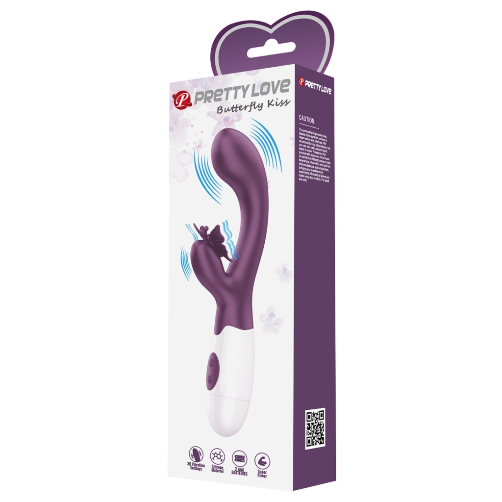 PRETTY LOVE - Butterfly Kiss purple, 30 vibration functions - Image 3